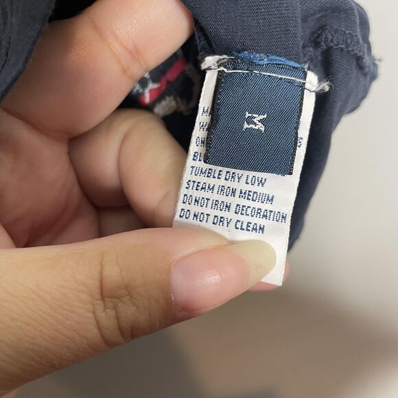 Polo Ralph Lauren Shirt Mens Small Blue P-32 Graphic Distressed Naval Military - Picture 6 of 13